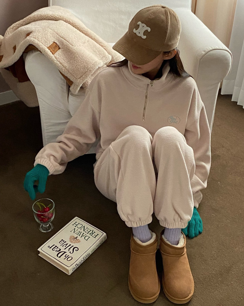 (F/W) Fleece jogger pants