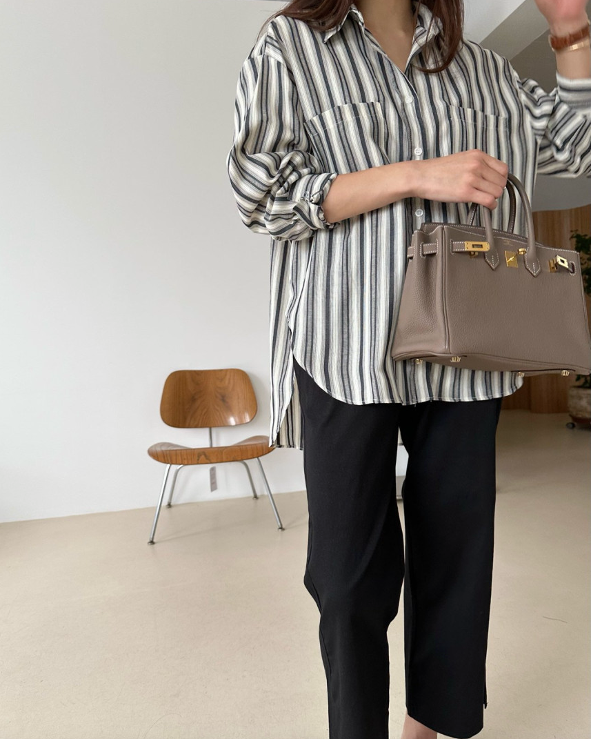 Bio-washed cotton pants