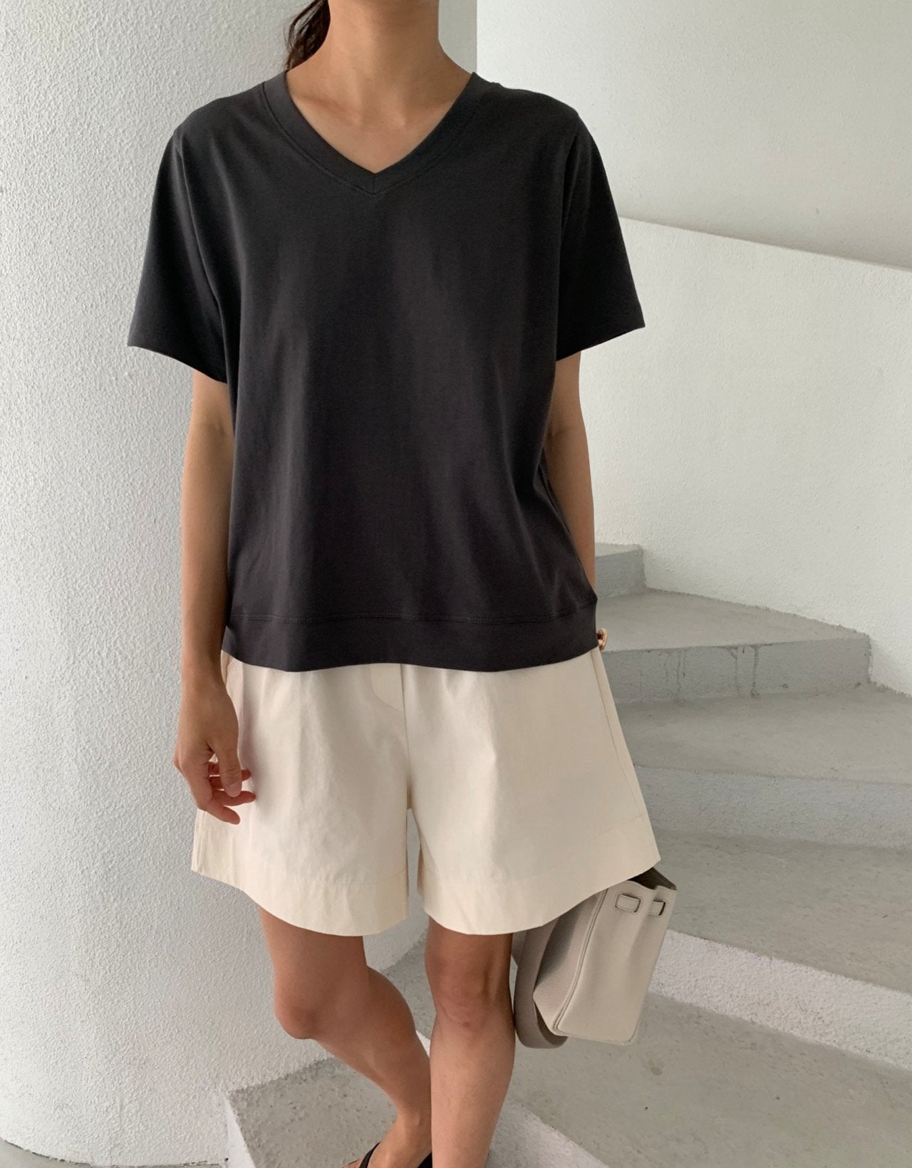 V neck T-shirt