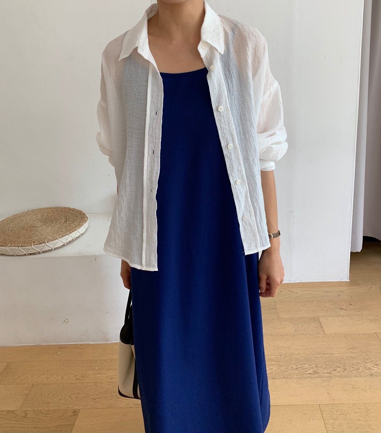 Sleeveless cotton dress