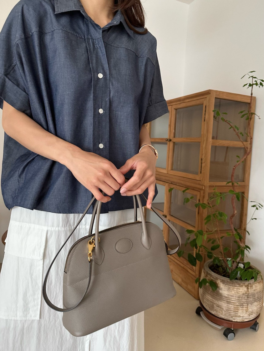 Tencel denim shirt