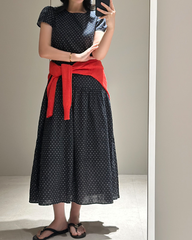 polka dot dress
