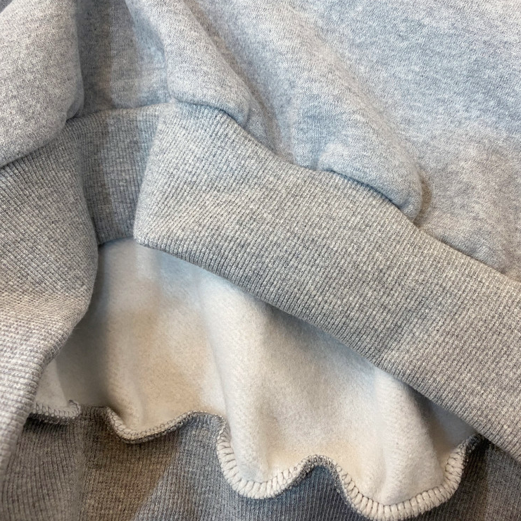 (F/W) Fleece lined sweatshirt