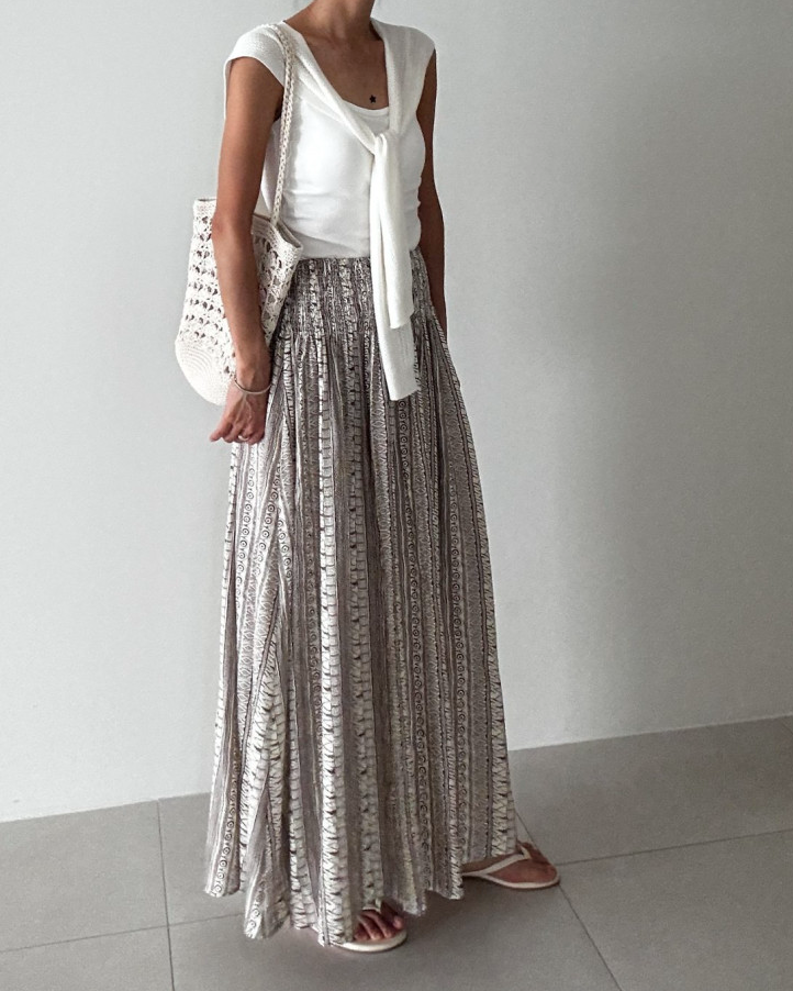Ethnic long skirt