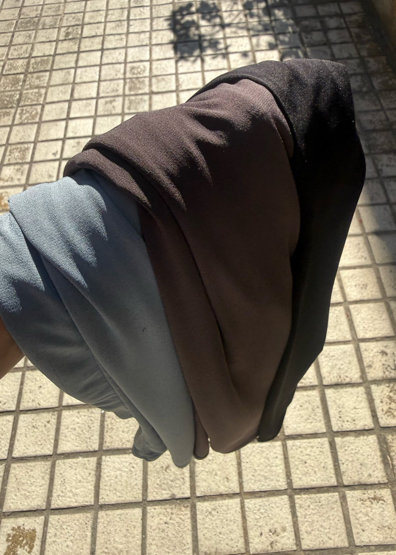 Rayon long skirt
