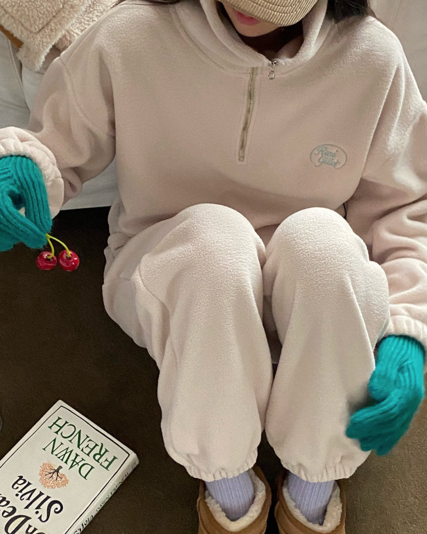 (F/W) Fleece jogger pants