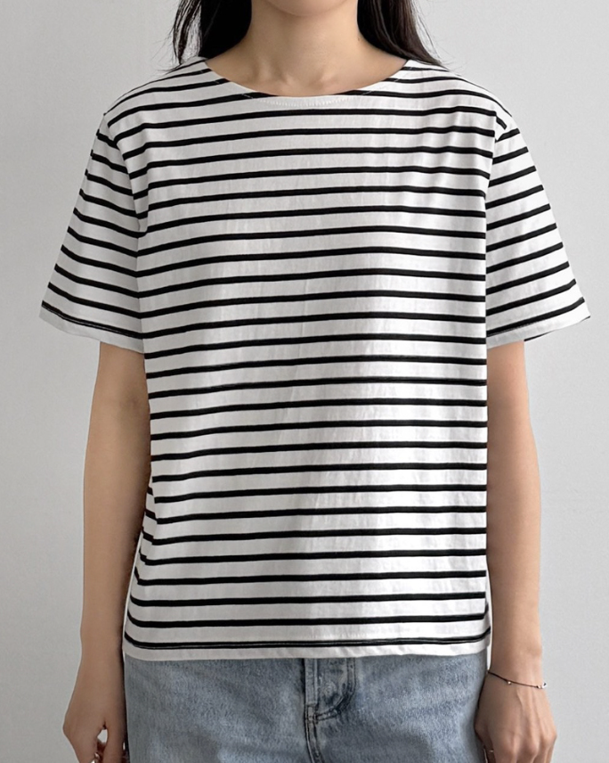 Lucky striped short sleeve T-shirt
