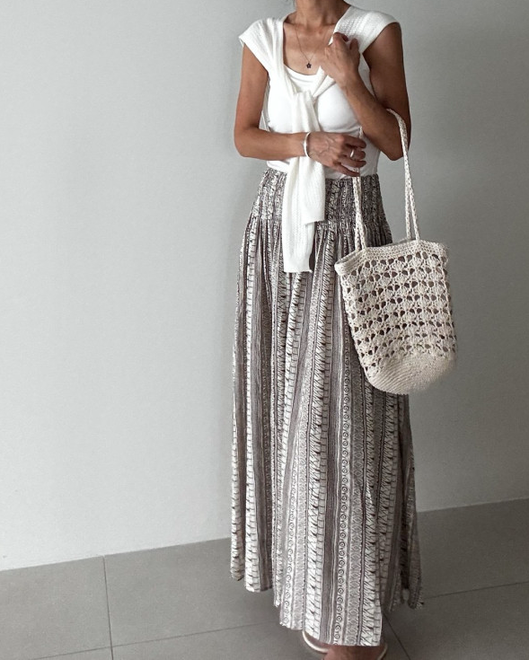 Ethnic long skirt