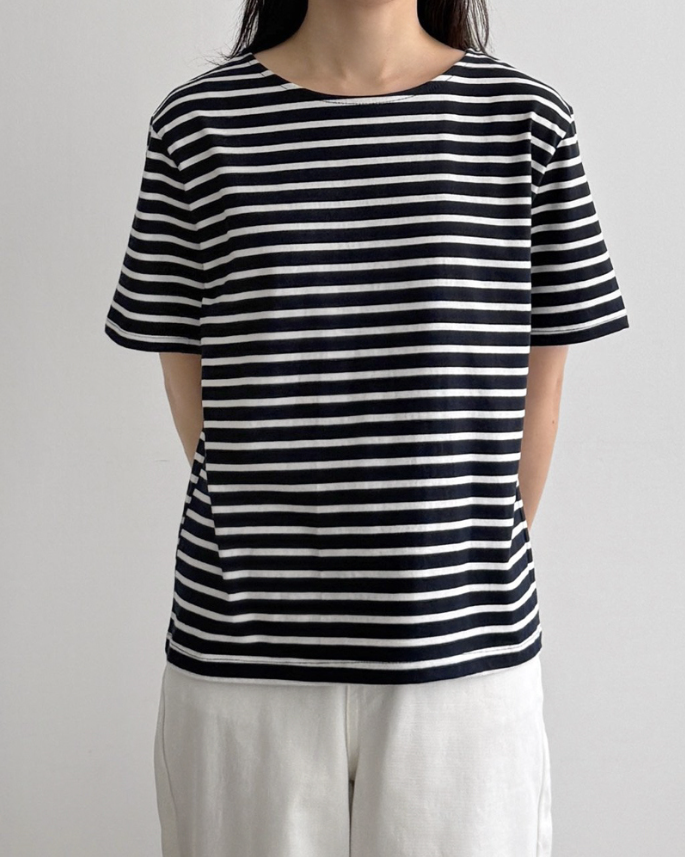 Lucky striped short sleeve T-shirt