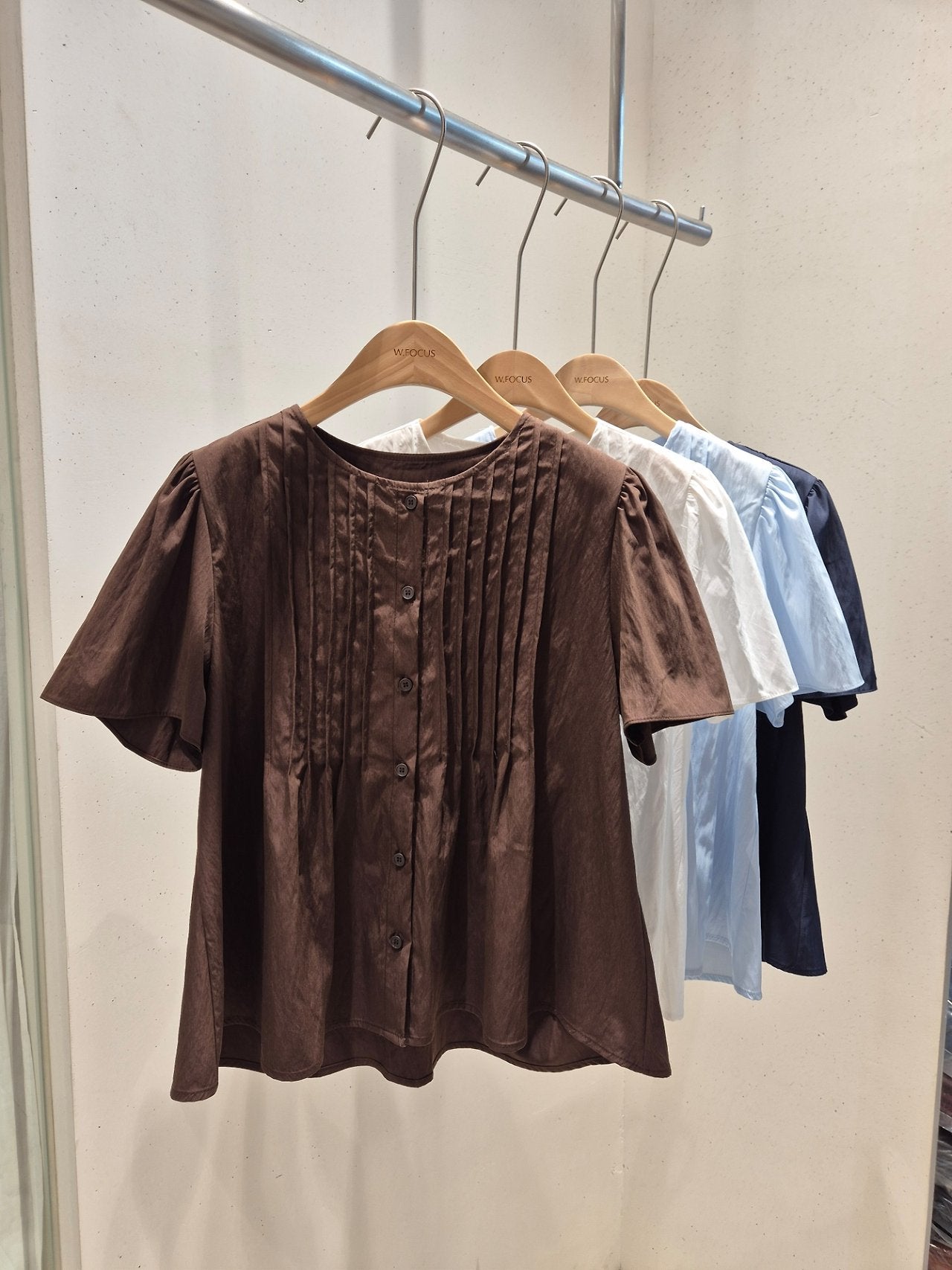 Pintuck blouse