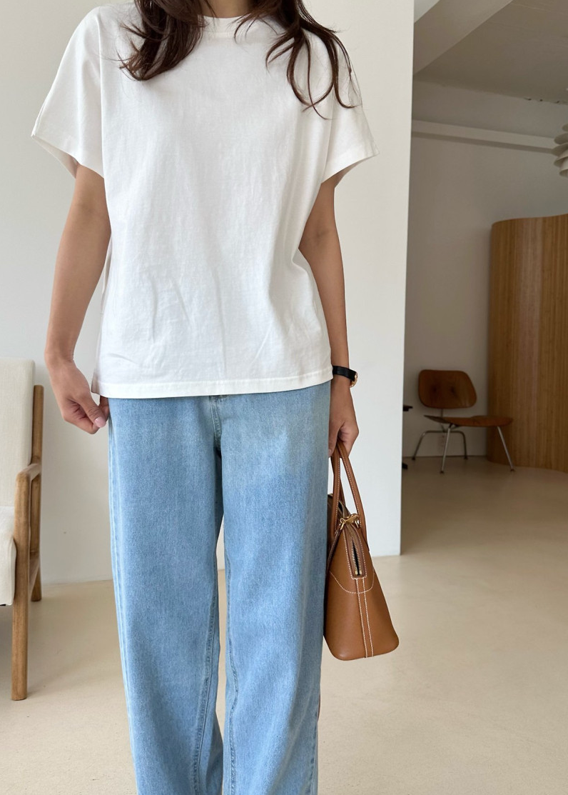 Batwing sleeves t-shirt