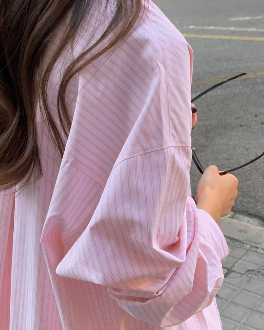 AREING boxy striped shirt