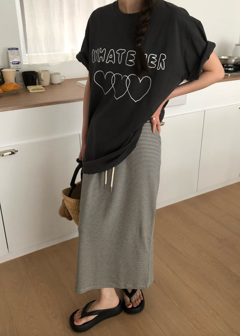 Heart boxy T-shirt