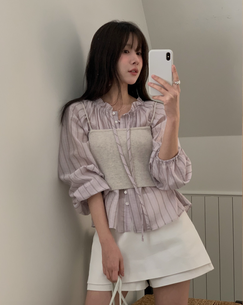 Miel striped blouse