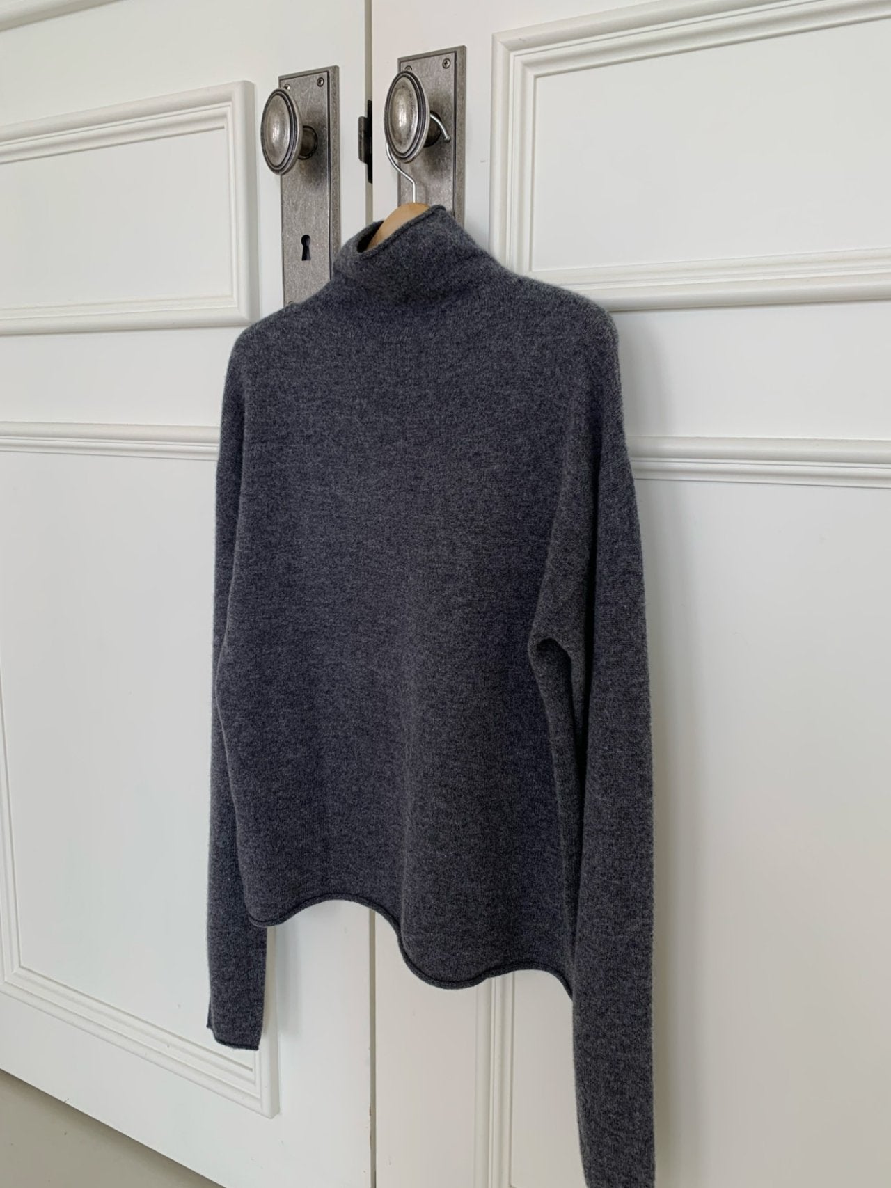 (F/W) Wholegarment high-neck knit top