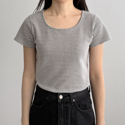 Summer waffle tee