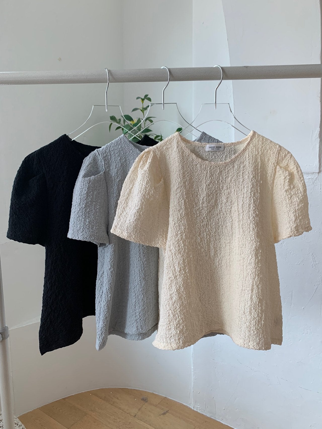 Natural wrinkle blouse