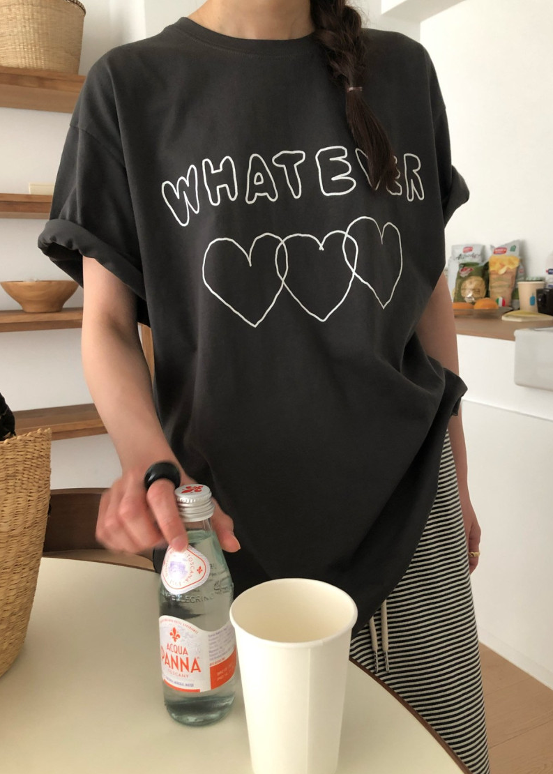 Heart boxy T-shirt