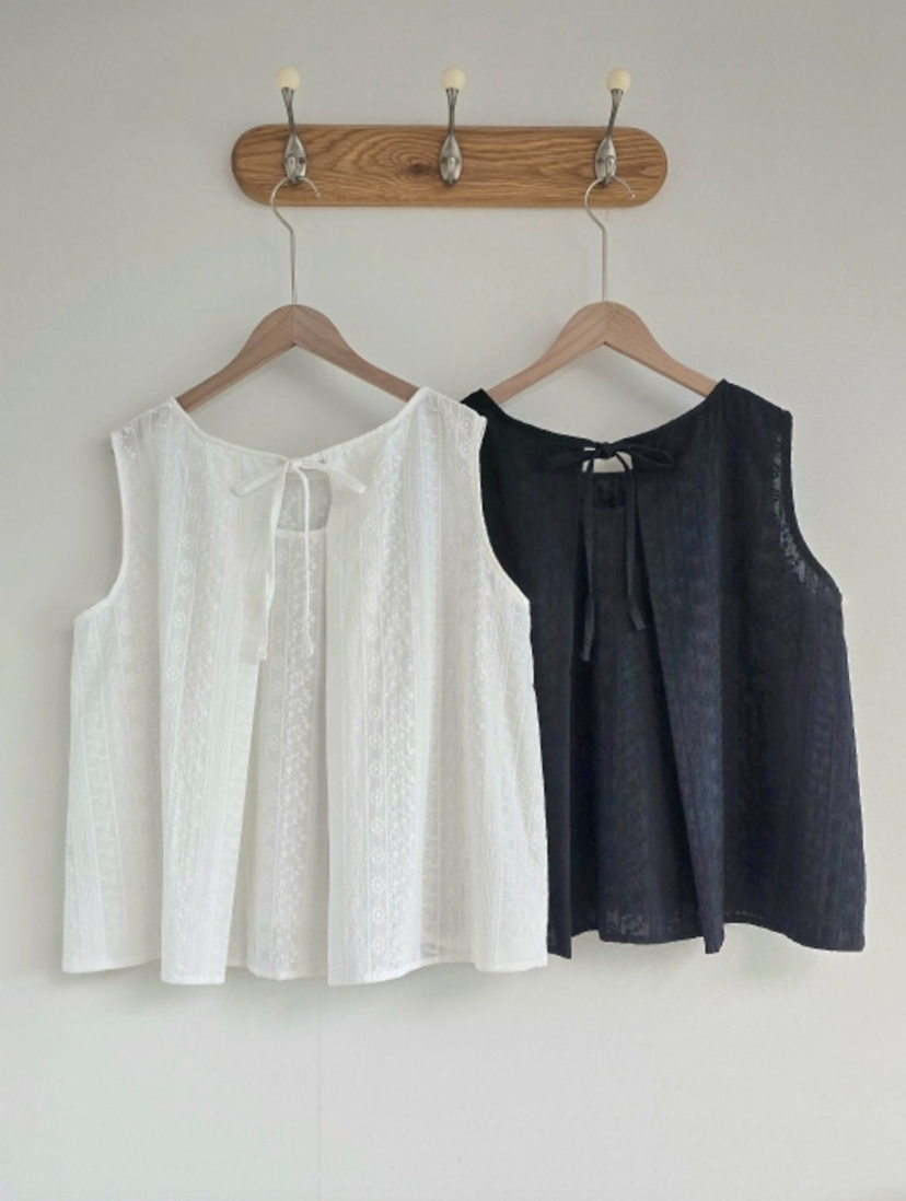 Embroidered cotton blouse