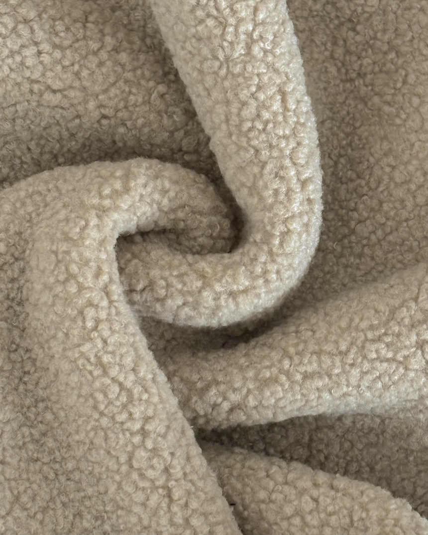 (F/W) Nordic pattern shearling jacket