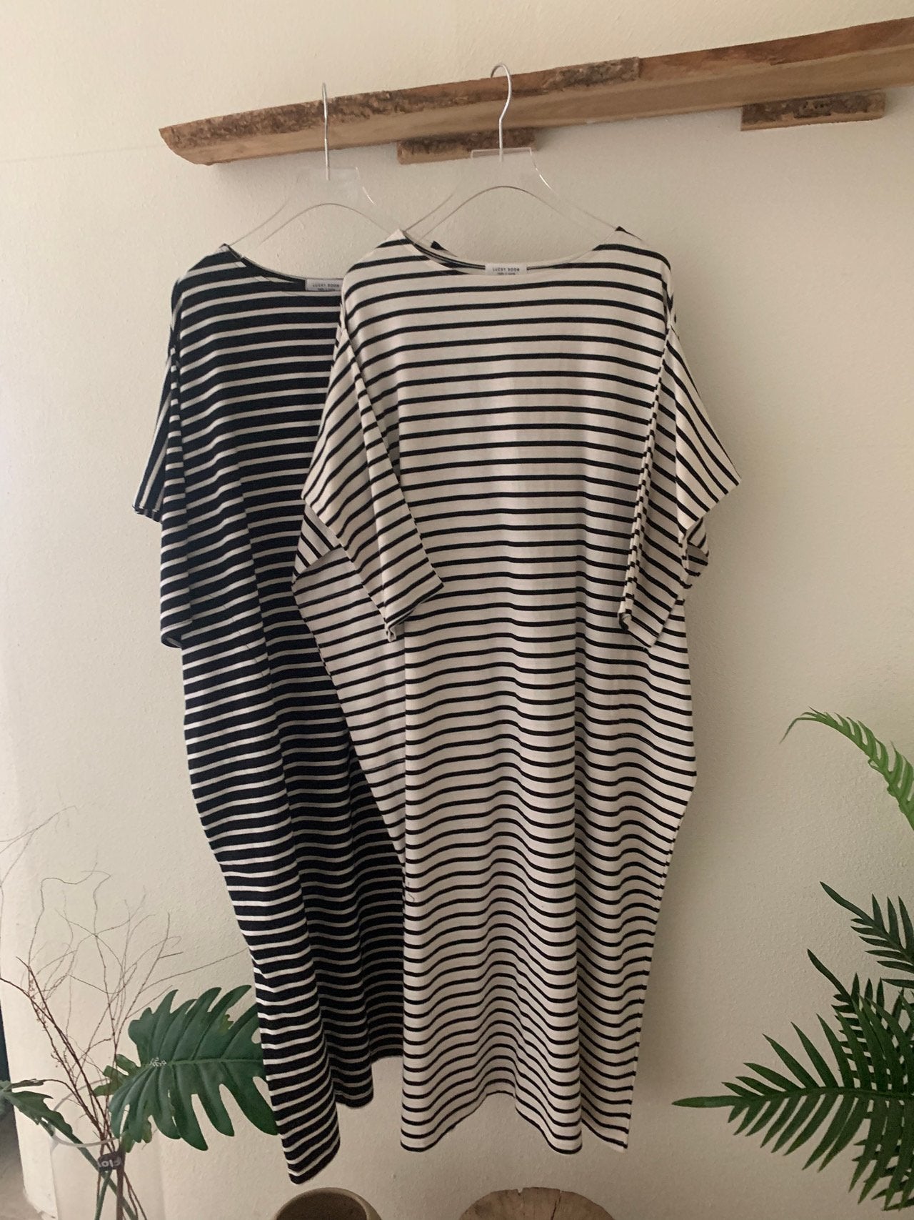 Striped long dress