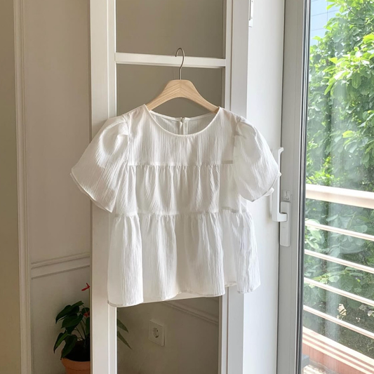 Tulip tiered blouse