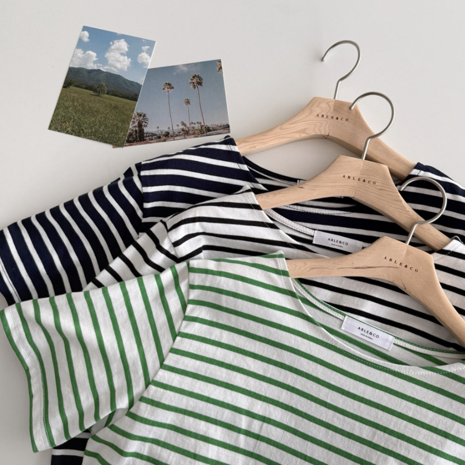 Lucky striped short sleeve T-shirt