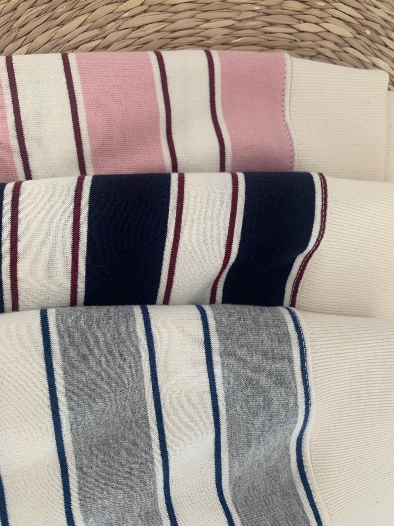 Summer striped sweatshirt