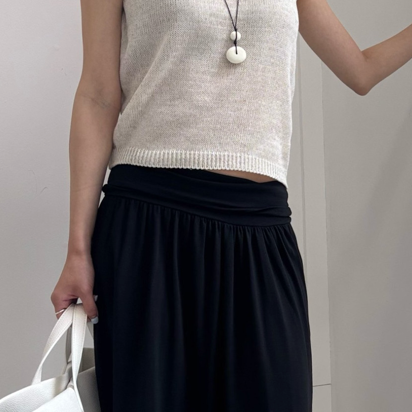 Modal long skirt