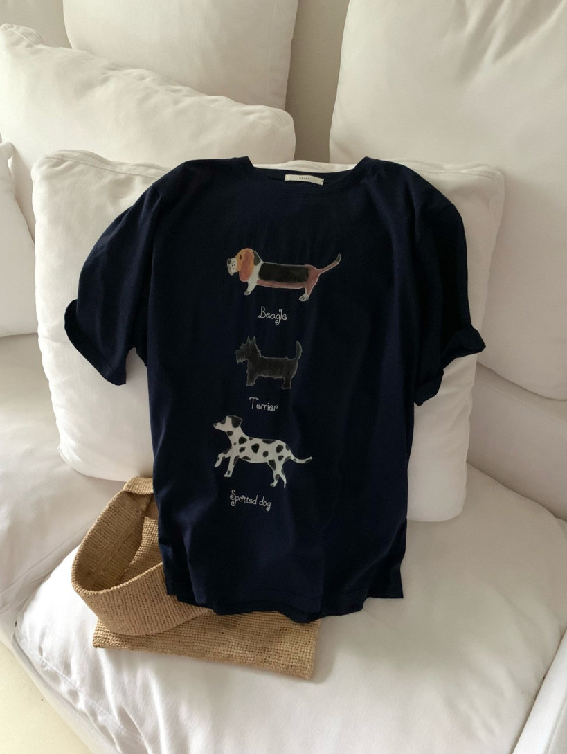 Puppy boxy T-shirt