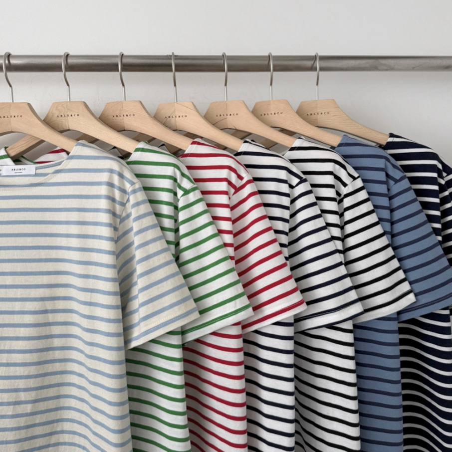 Lucky striped short sleeve T-shirt