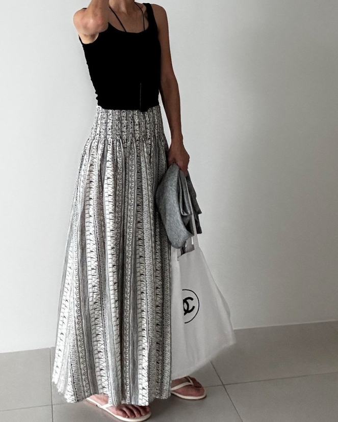 Ethnic long skirt