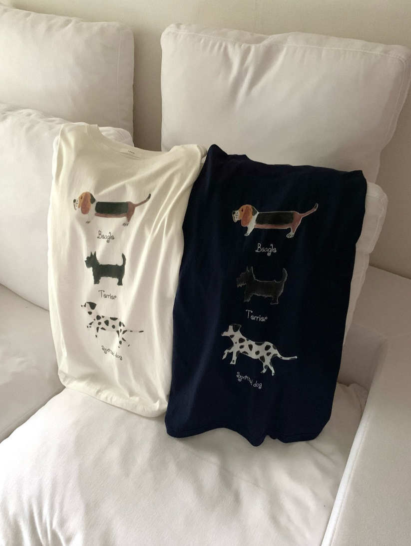 Puppy boxy T-shirt
