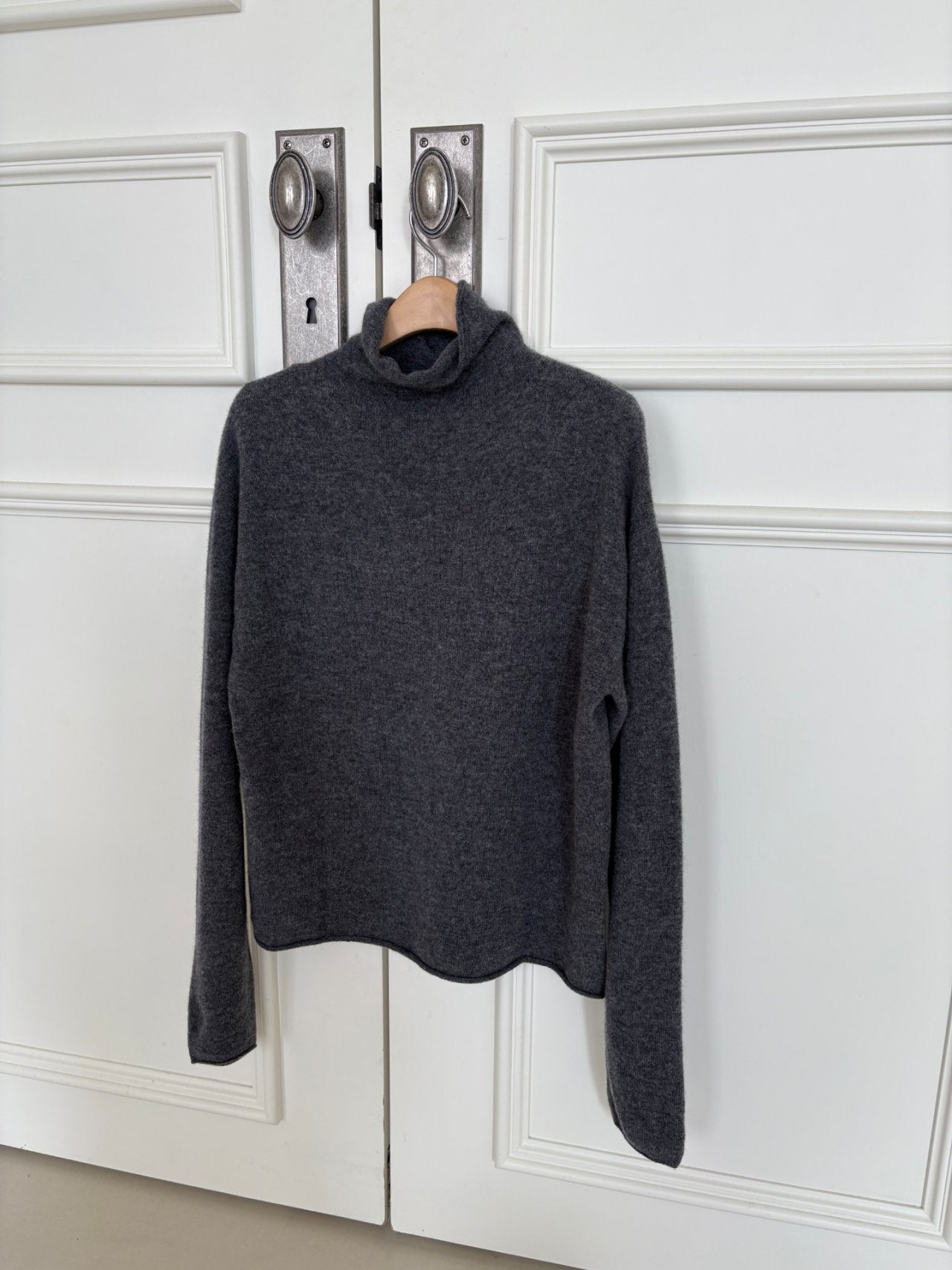 (F/W) Wholegarment high-neck knit top