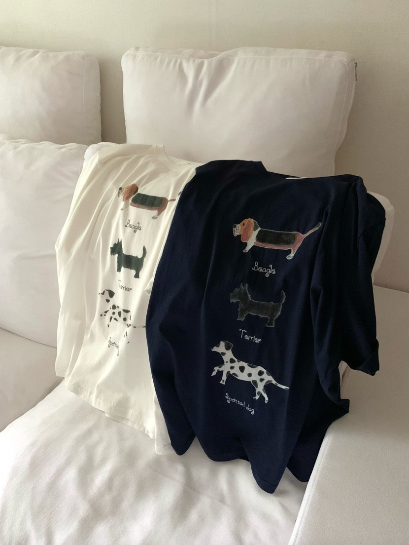 Puppy boxy T-shirt