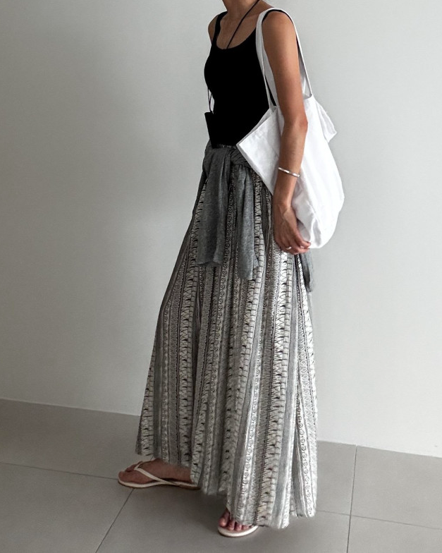 Ethnic long skirt