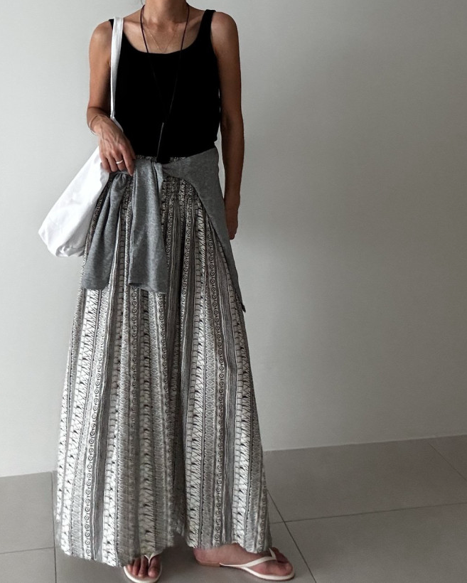 Ethnic long skirt