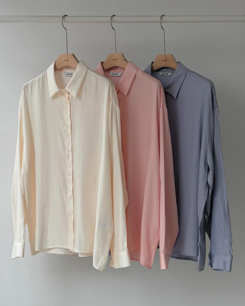 Silky pastel blouse