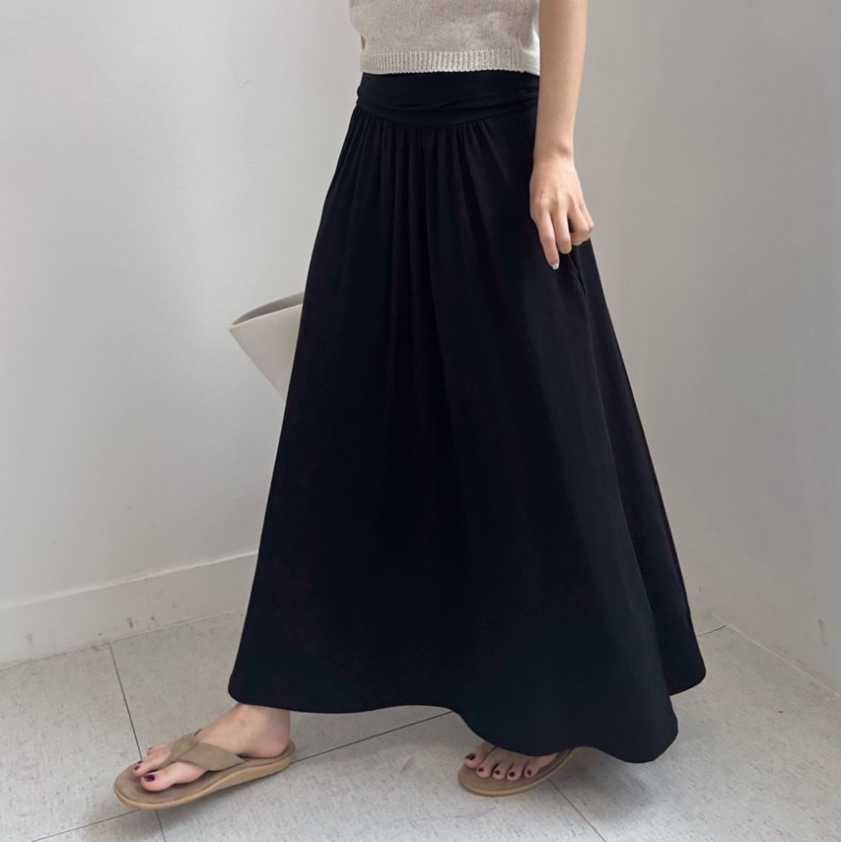 Modal long skirt