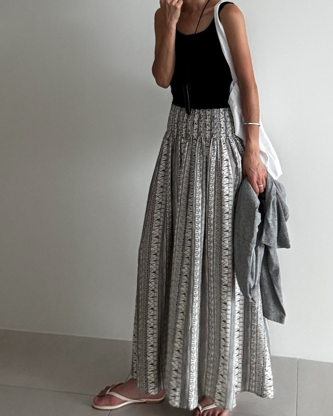 Ethnic long skirt