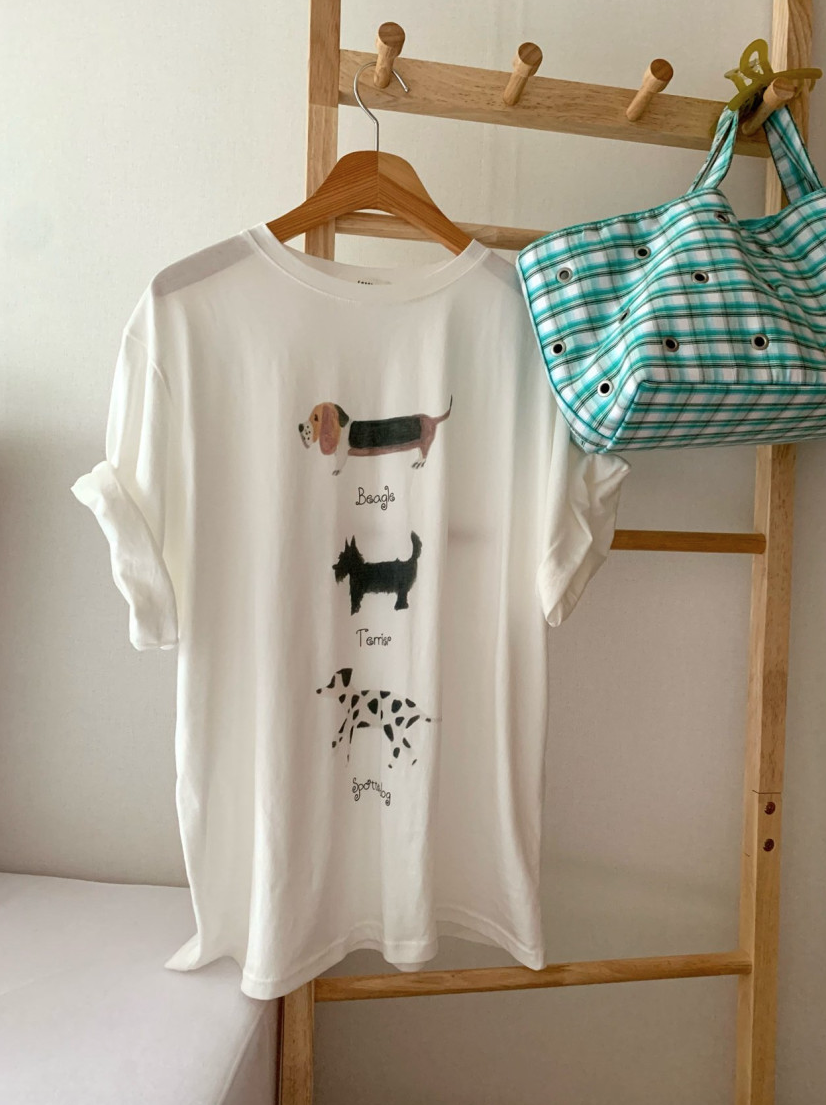 Puppy boxy T-shirt