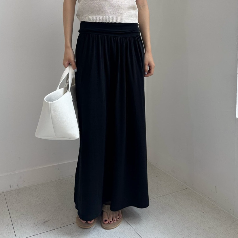 Modal long skirt