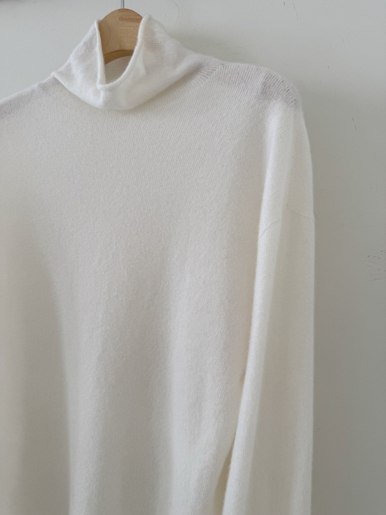(F/W) Wholegarment high-neck knit top