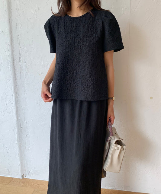 Natural wrinkle blouse