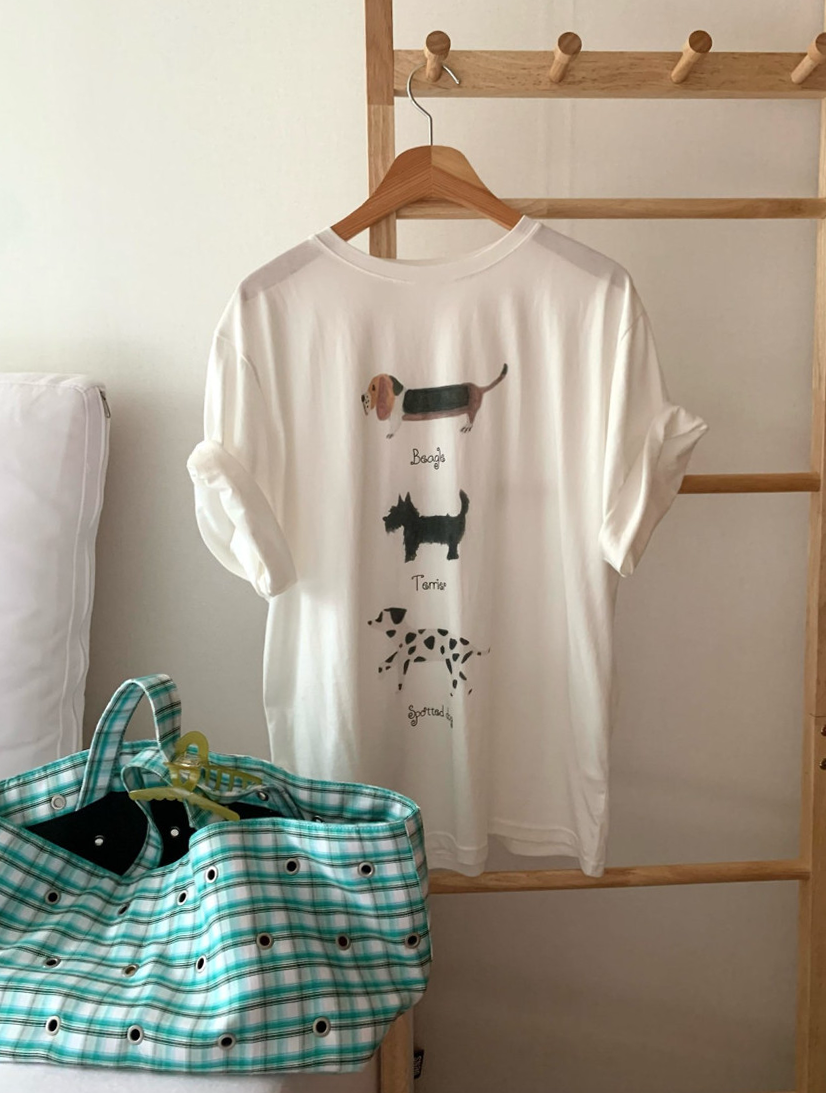 Puppy boxy T-shirt