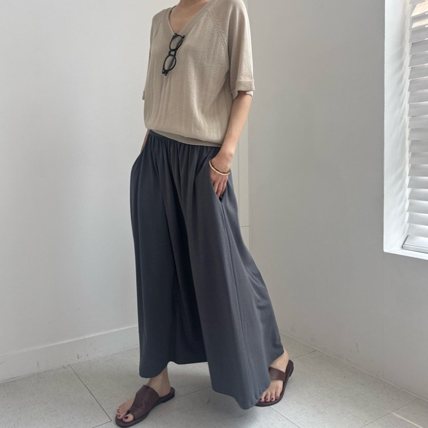 Modal long skirt