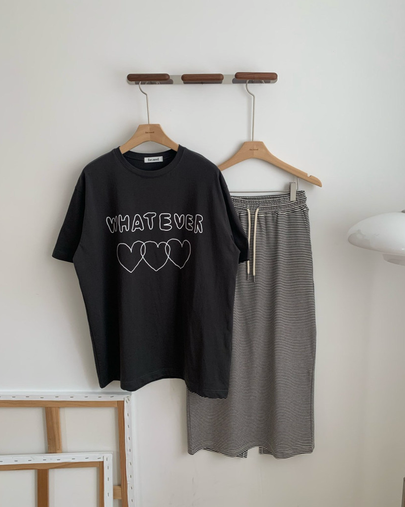 Heart boxy T-shirt