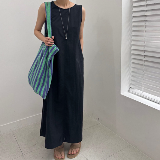 Nylon sleeveless dress