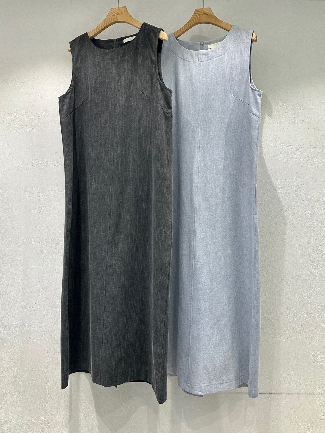 Denim sleeveless dress