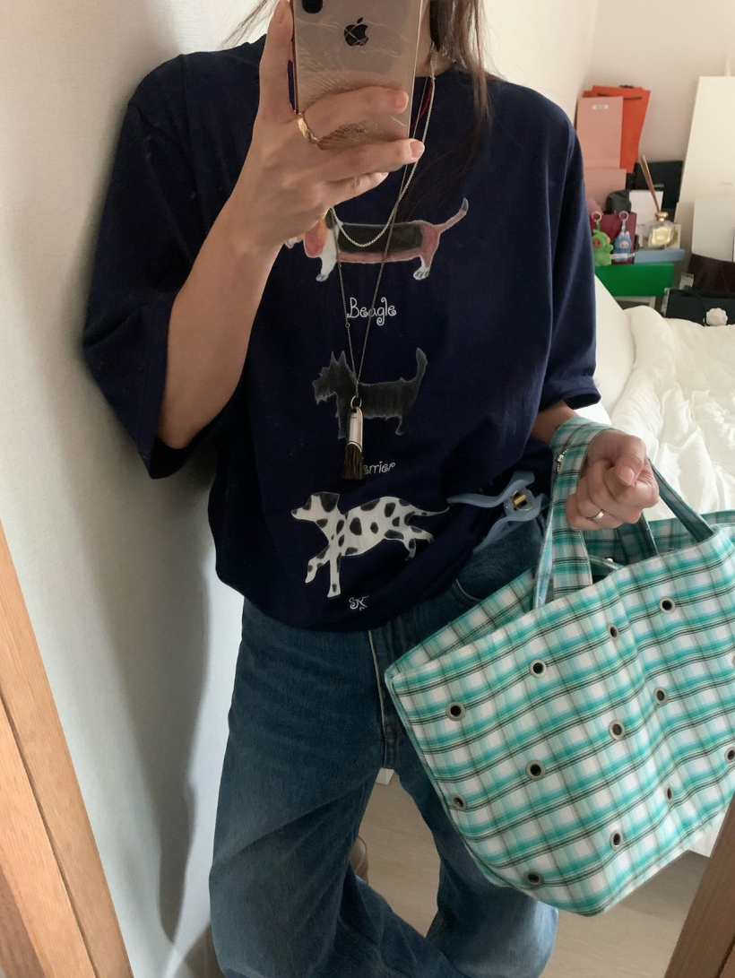 Puppy boxy T-shirt